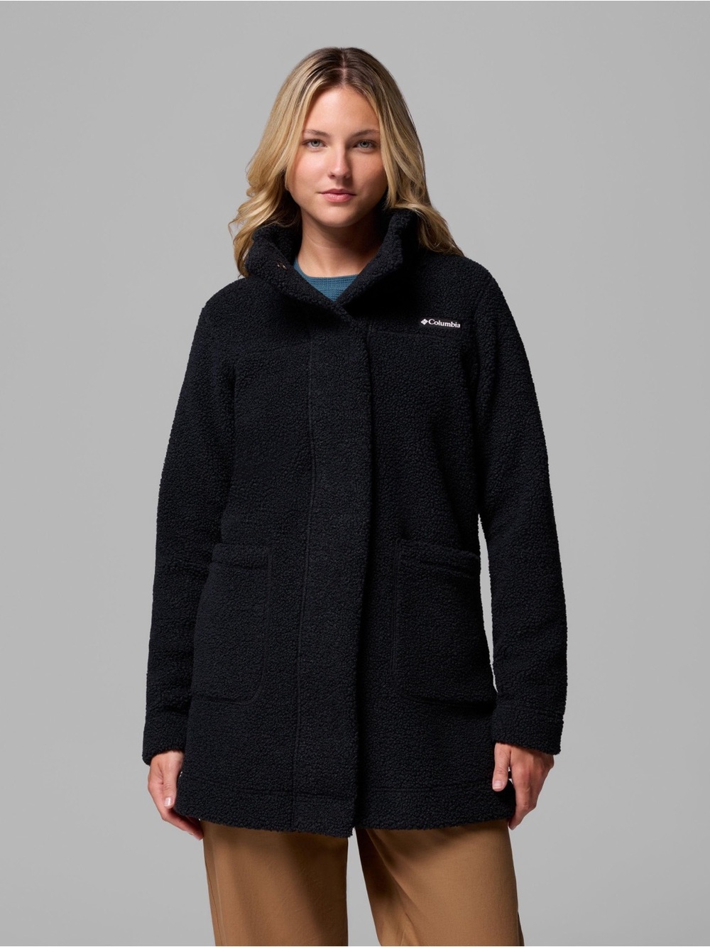 Columbia Women's Black Teddy Sherpa Jacket